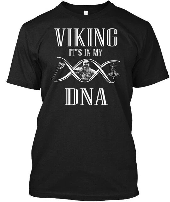 Viking Dna T-Shirt Made in the USA Size S to 5XL