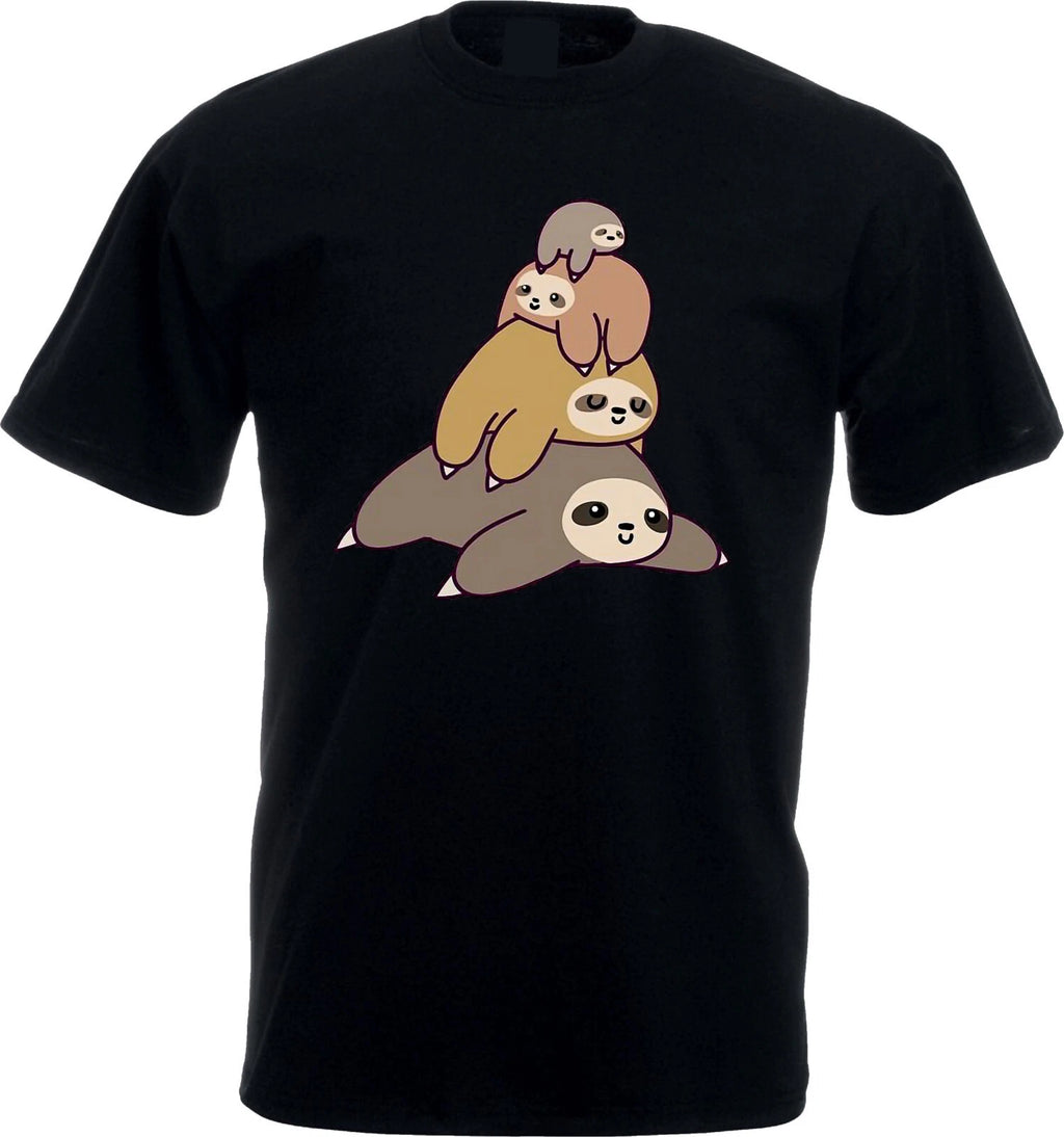 Sloth T-Shirt, Lazy Sloths Family Cute Shirt,Sloth Lovers T-Shirt Unisex Tee Top
