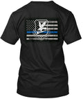 Air Force Security Forces ThinBlueLine2 T-Shirt Made in the USA Size S to 5XL