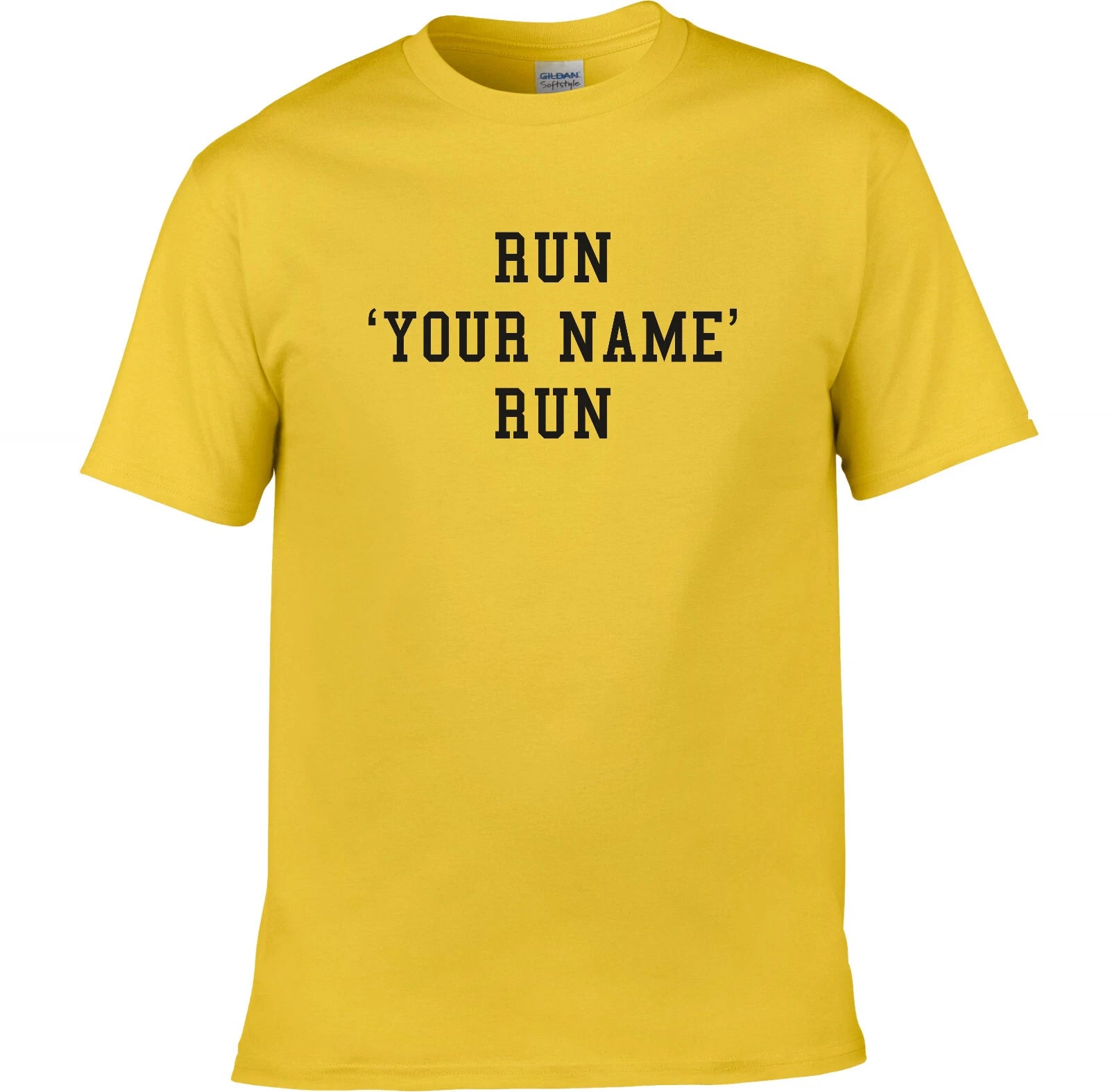 Run Custom Print T-Shirt - Forest Gump, Running, Various Colours