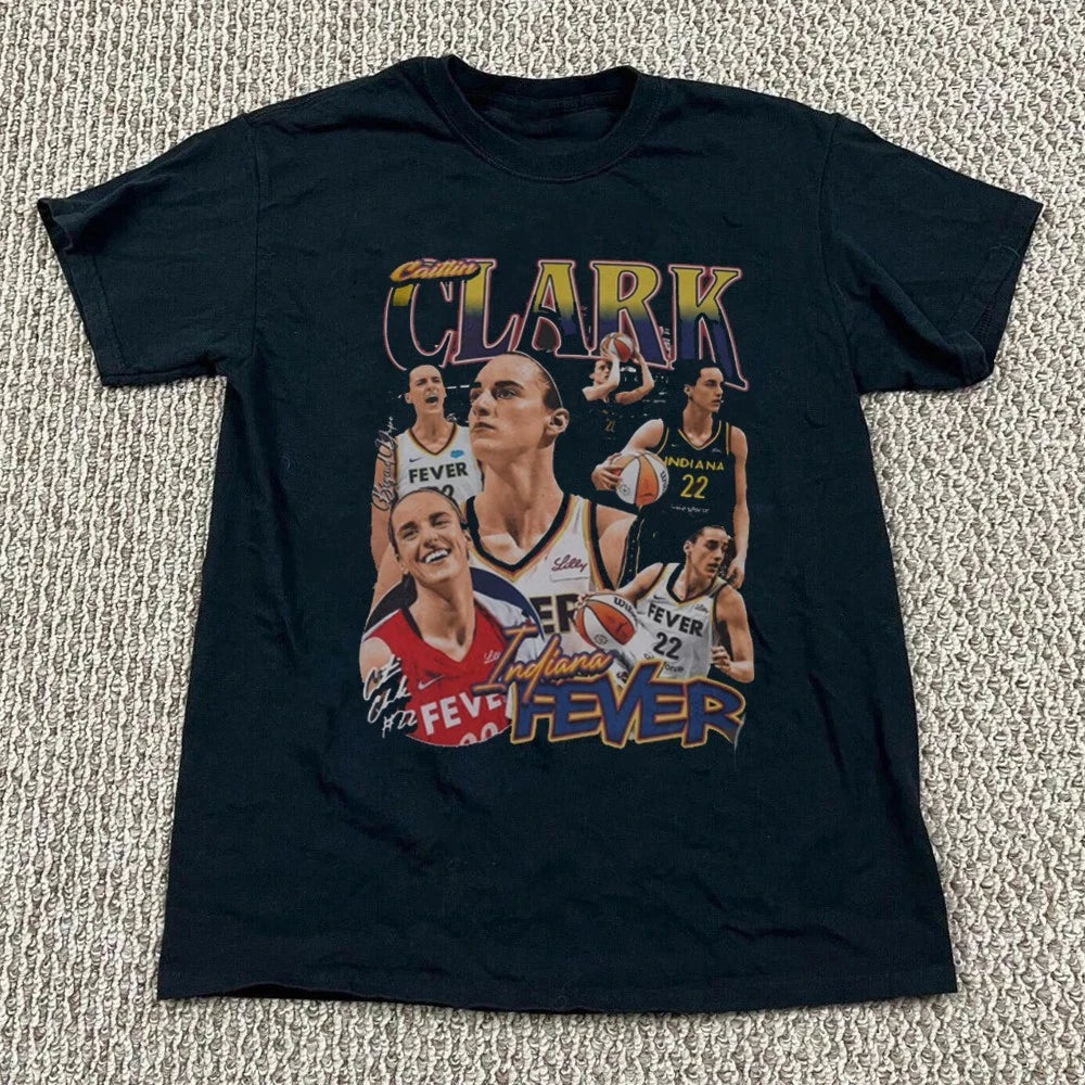 Vintage Caitlin Clark Tee, Caitlin Clark Basketball Fans T-shirt, Clark 22 Tee