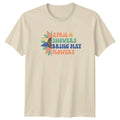 April Showers Bring May Flowers Womens T-Shirt Boho Spring