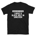 PROCEED WITH CAUTION Graphic Novelty Humor T-Shirt