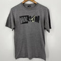 Volcom T-Shirt Men's Size S Gray Short Sleeve Crew Neck Stone Logo Y2K