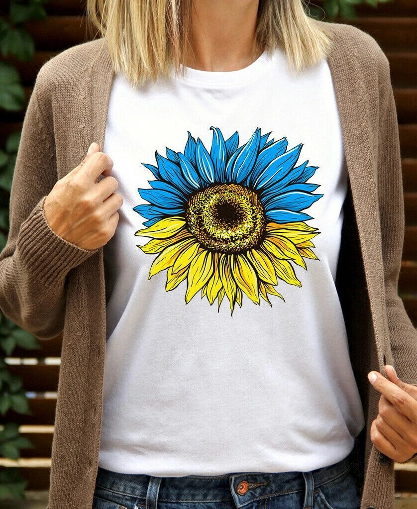 Ukraine T-shirt Sunflower Ukrainian Flag Unisex T shirt Ukrainian Gift