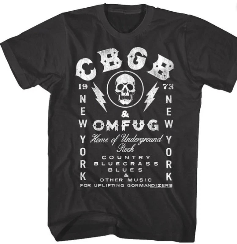 CBGB OMFUG New York 1973 Vintage Music T Shirt