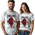 England Country Pride Couple T Shirts Football Coming Home Soccer