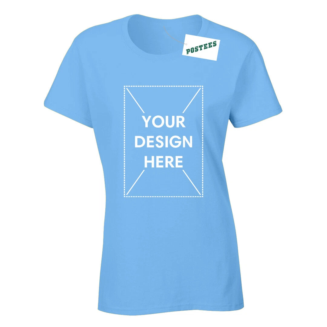 Custom Design Your Image Here DTG Printed Men's fit or Ladies Fitted T-Shirt