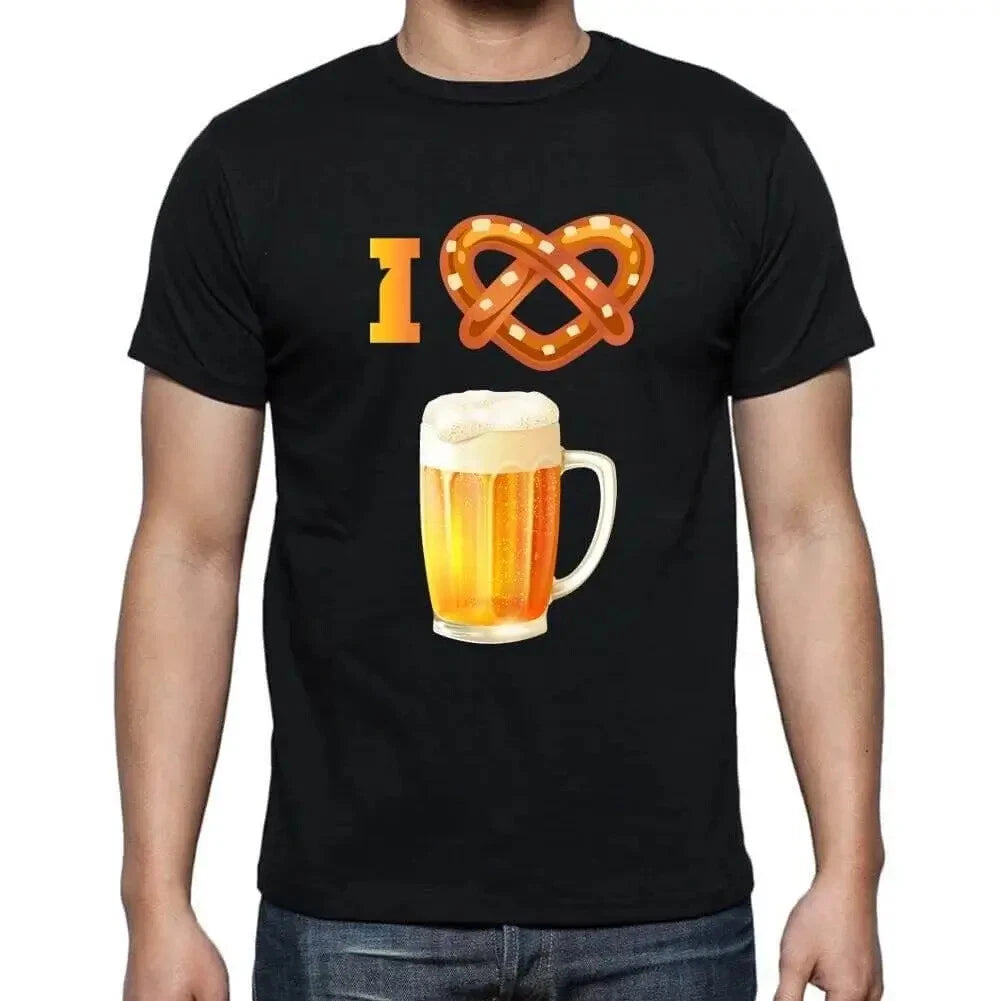 Men's I Love Beer Print T-Shirt - I Love Beer - T-Shirt