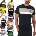 Weekend Offender Mens T Shirts Rib Neck Cotton Short Sleeve Dumas Soft New Top