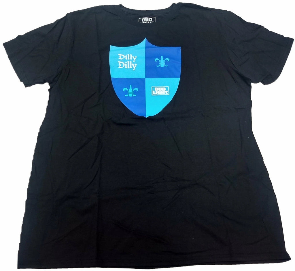Dilly Dilly Bud Light Budweiser Beer Lager Mens T-Shirt (Black)
