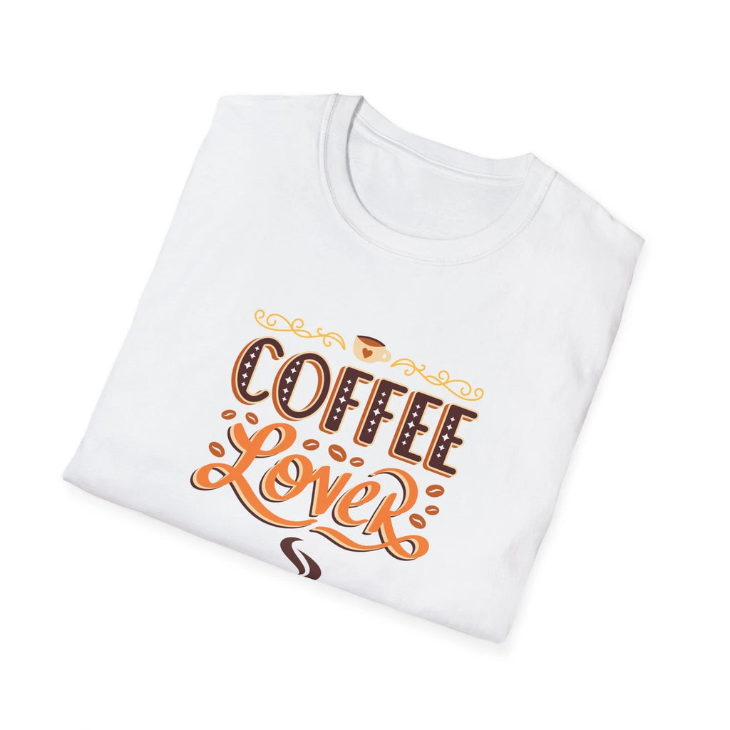 _ Women Softstyle T-Shirt with message_ coffee lover