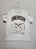 T Shirt Graphic Skull Mens Dimensions Streetwear Large Y2K Skater Retro