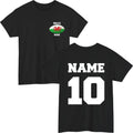 Personalised Wales Rugby T-Shirt | Custom Name Number | 6 Nations Fan Gift Top