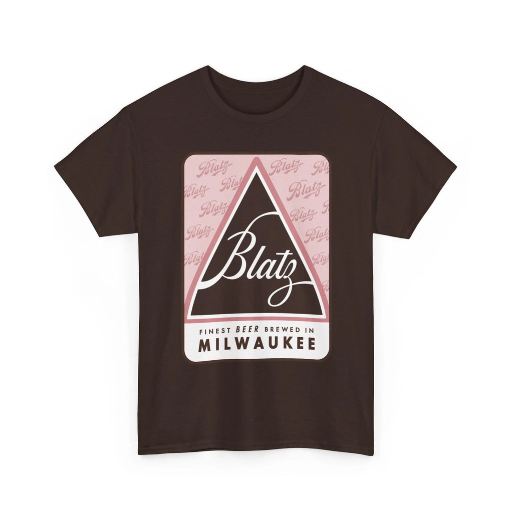 Blatz Finest Beer Brewed In Milwaukee WI Pink Retro 1950s Breweriana T-Shirt