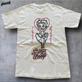 Betty Boop Custom T Shirt SIZE M Thick Glitter Paint Cute Funny Puffy