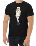 New Japanese Waifu Manga Anime Kawaii Men's T Shirt S-3XL Assorted Colors