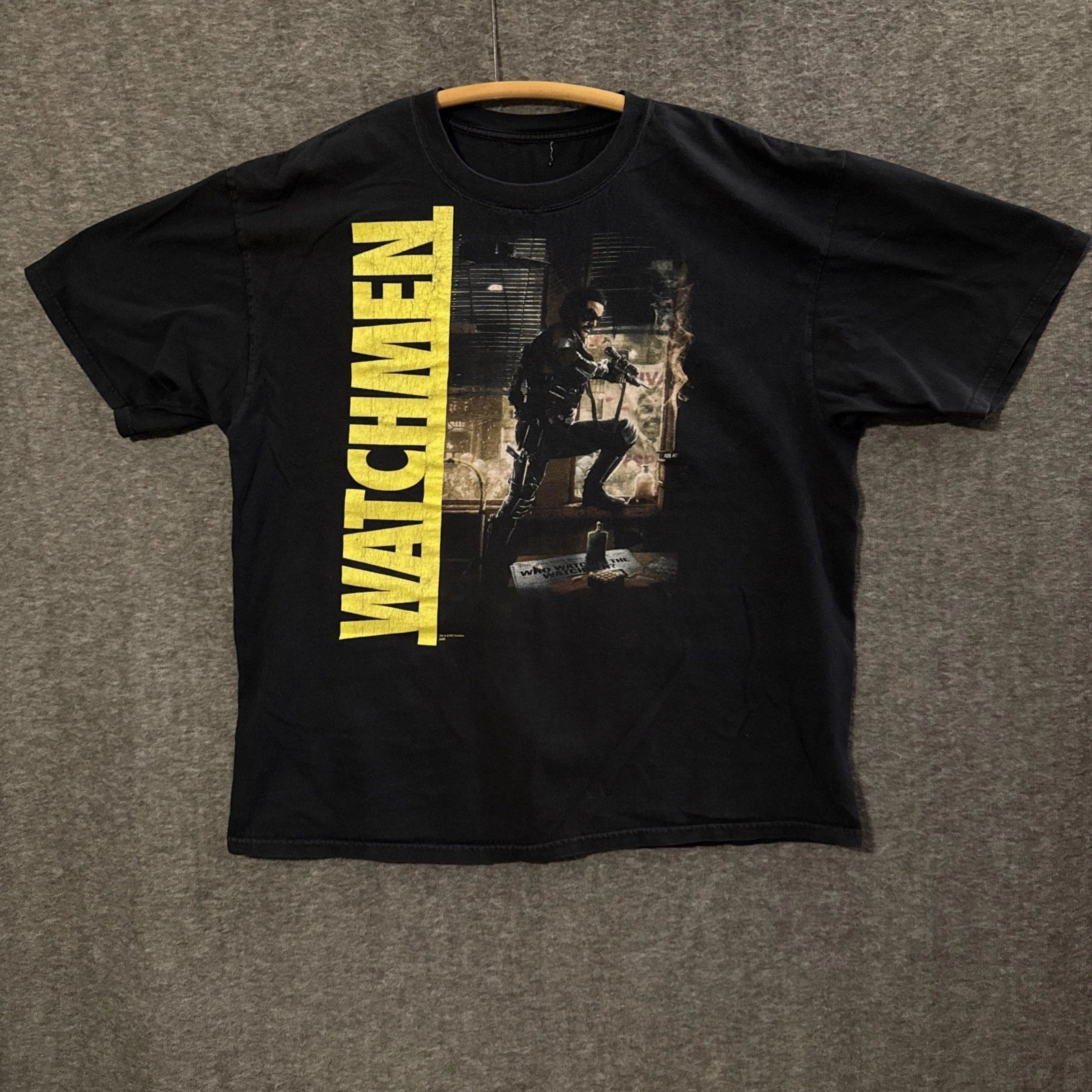 Y2K Whatchmen 2009 Movie Promo T Shirt No Tag See Measurements               563