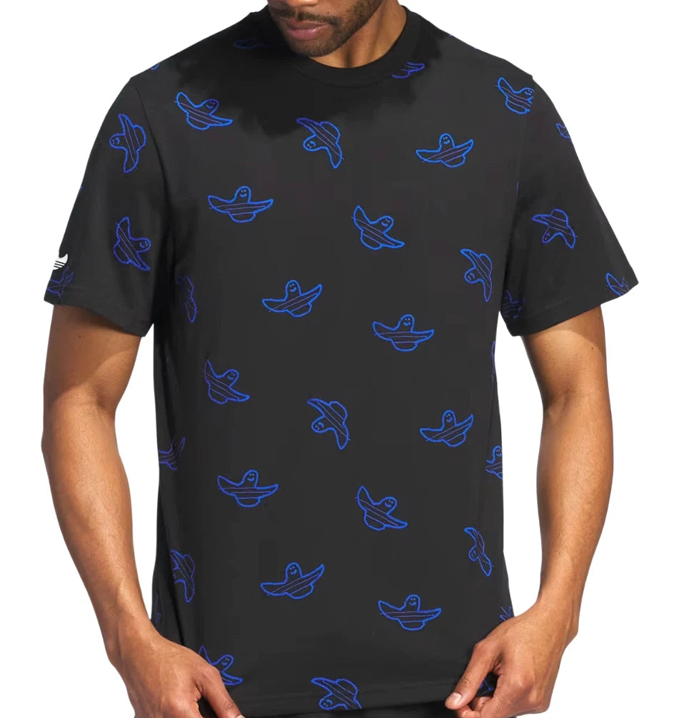 NEW MEN'S ADIDAS ORIGINALS SHMOOFOIL PRINT  TREFOIL TEE SHIRT ~SIZE 2XL  #IZ4861