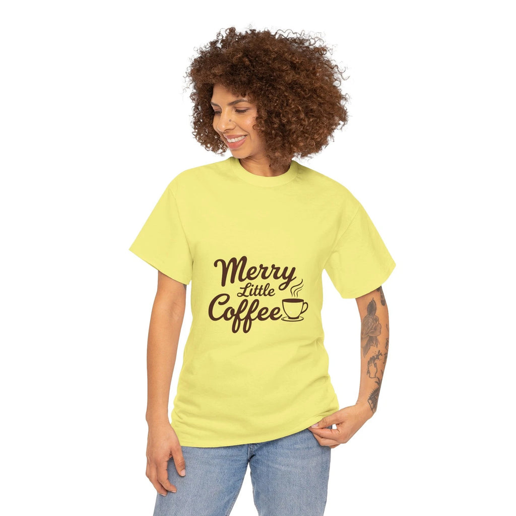 Merry Little Coffee T-Shirt | Hot Cocoa Christmas Cup