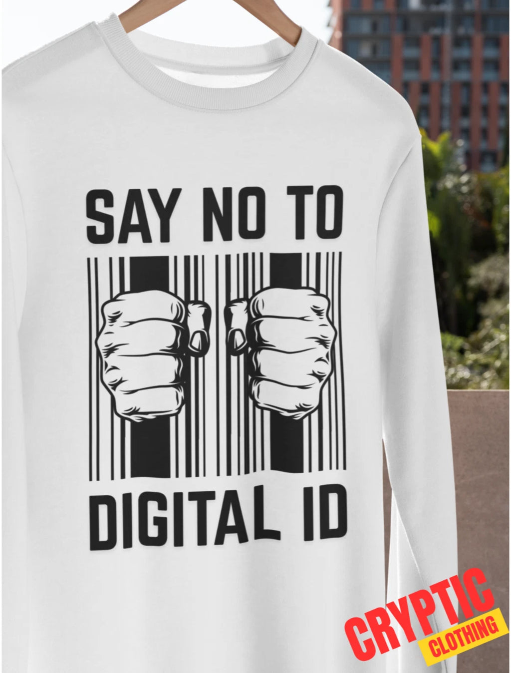 Say No to Digital ID T-SHIRT Protest Disobey Dystopian Future George Orwell 1984