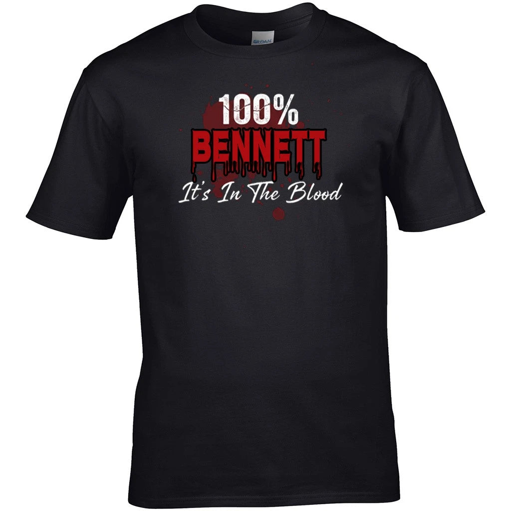 BENNETT NAME HERITAGE MEN'S NOVELTY T-SHIRT