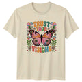 Trust Your Visions Butterfly Vintage Retro Boho Graphic T-Shirt