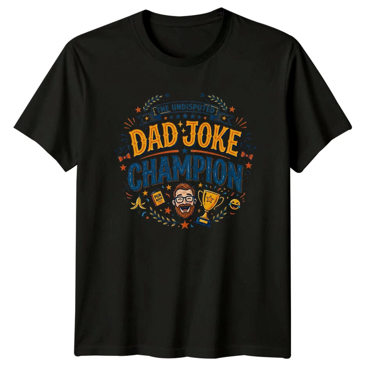 The Undisputed Dad Joke Champion Mens T-Shirt Dad Jokes Family Fathers Day