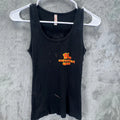 Y2K Grunge Moto Black 14th Rocky Point Rally Mexico Biker Ribbed Tank S Biker
