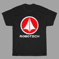 Robotech Anime Cartoon Men's Black Size S to 5XL