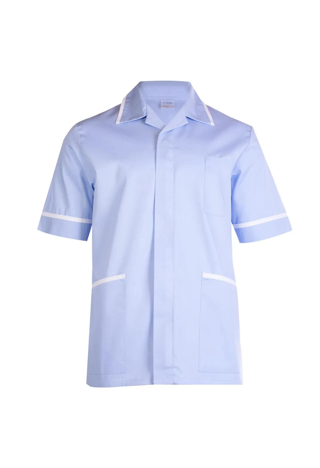 Mens Premium Tunic Uneek Healthcare Hospital Nurse Salon Spa Barbers Plain UC924