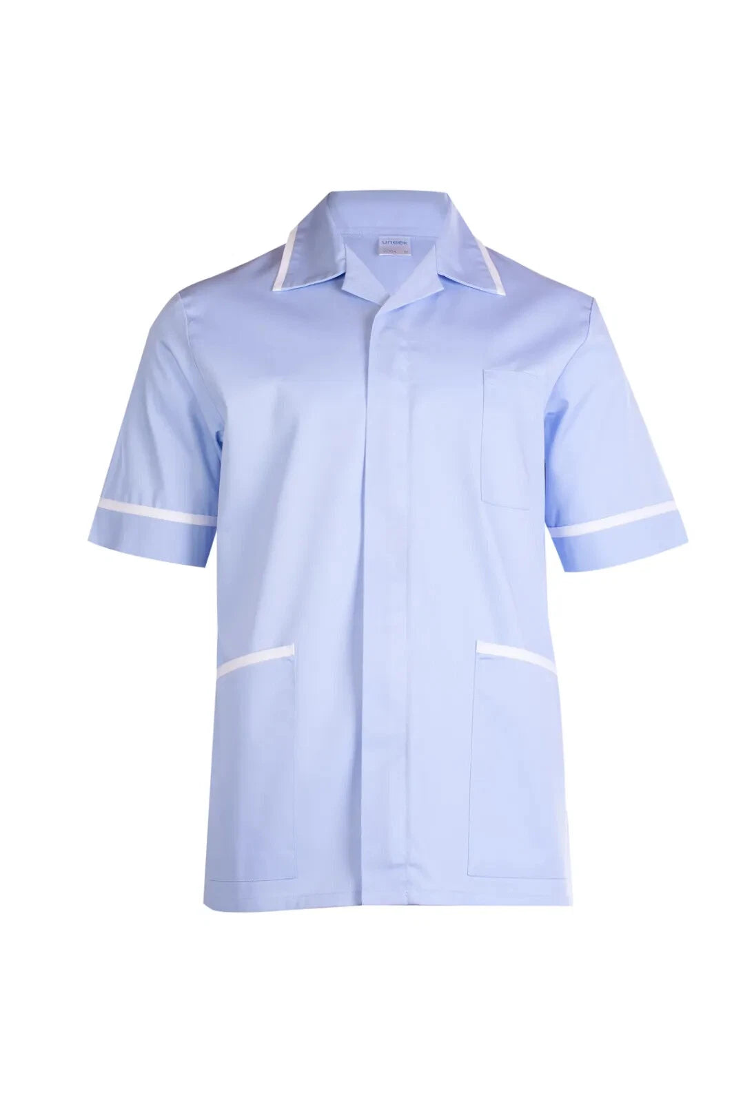 Mens Premium Tunic Uneek Healthcare Hospital Nurse Salon Spa Barbers Plain UC924