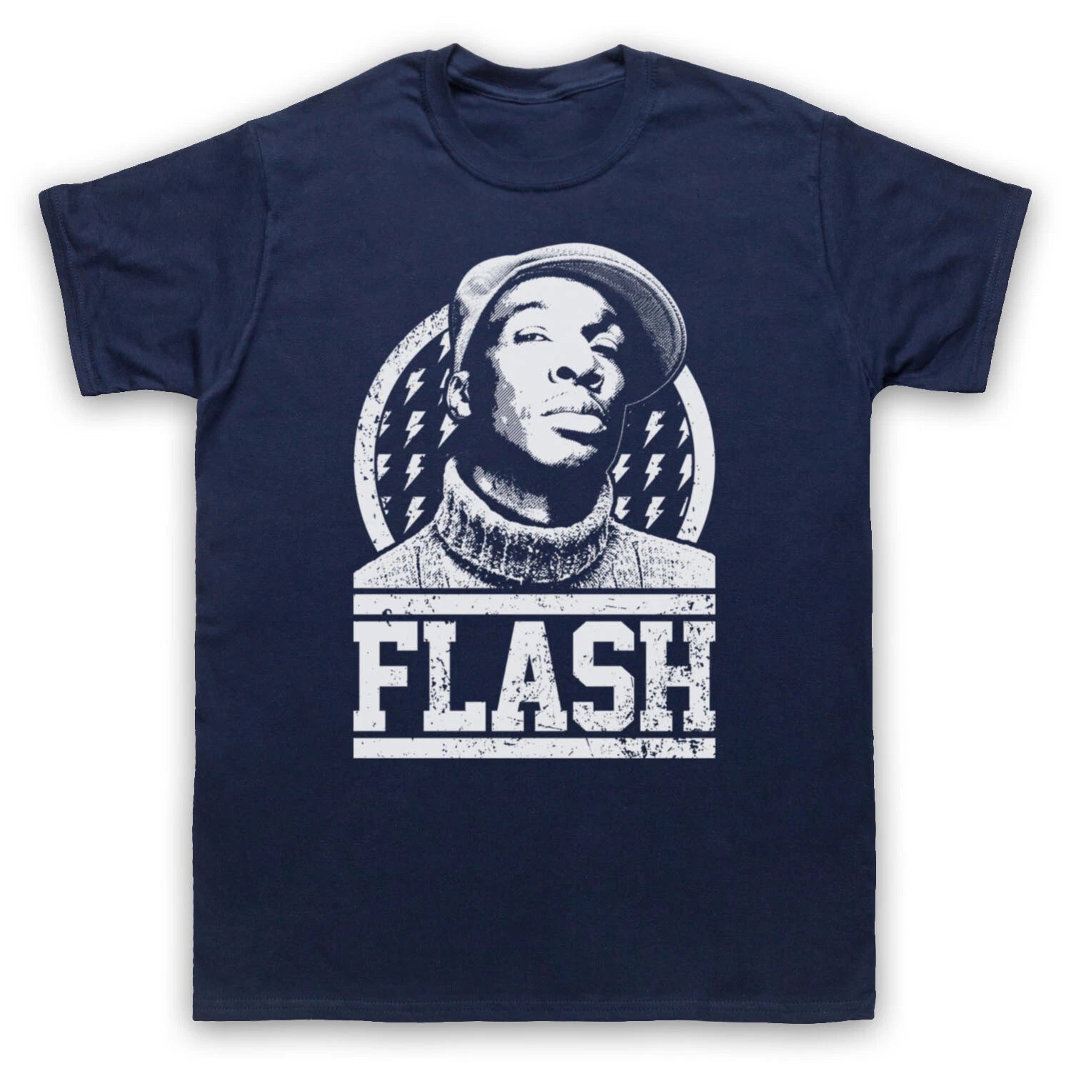 GRANDMASTER FLASH TRIBUTE ICONIC UNOFFICIAL RAPPER MC MENS & WOMENS T-SHIRT