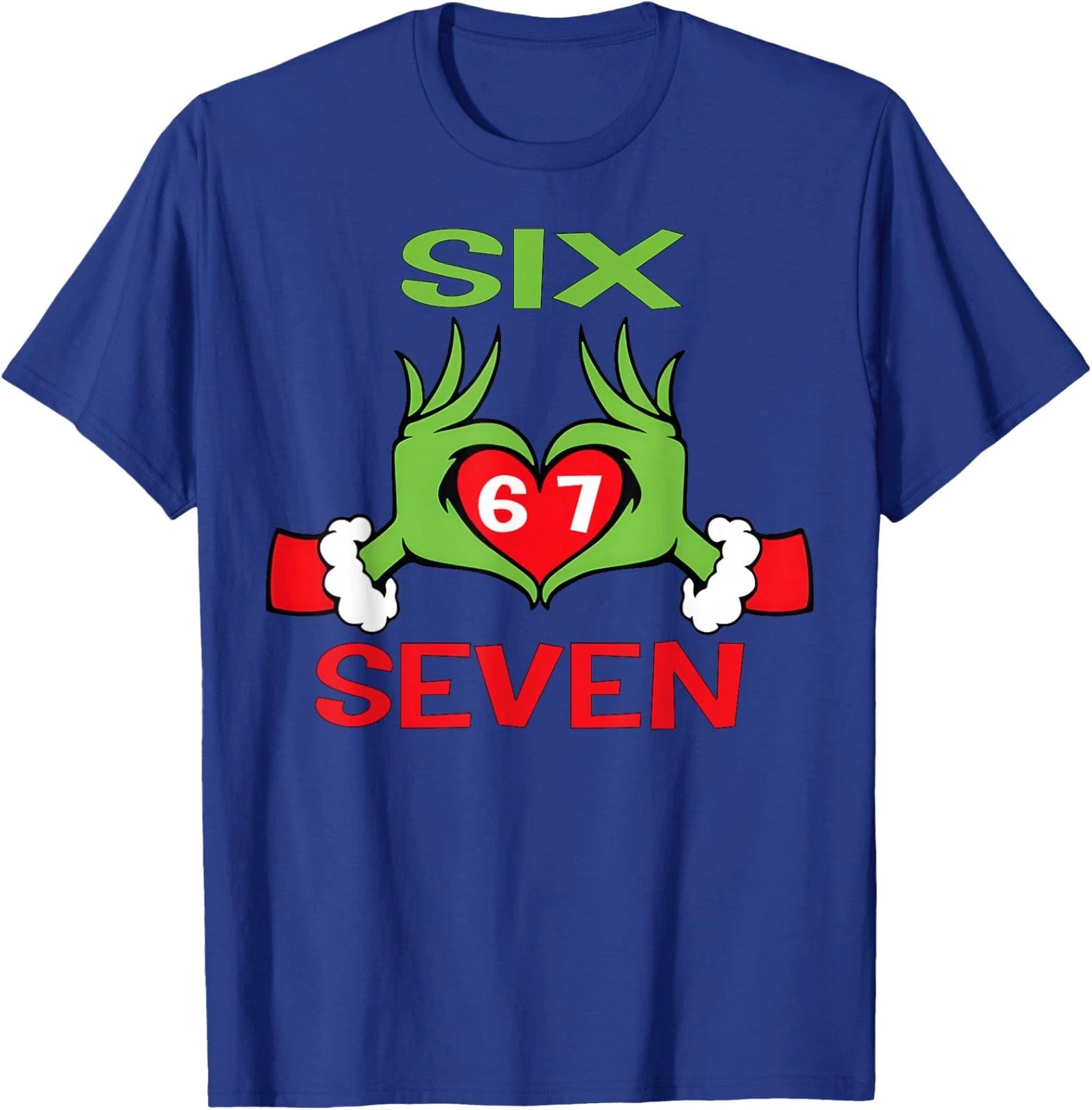 Six Seven Hands Gen Z Meme Slang Xmas Christmas Unisex T-Shirt