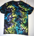 Gildan Tie Dye T-shirt Black Blue Purple Yellow Green 90's Vibe Made to Order