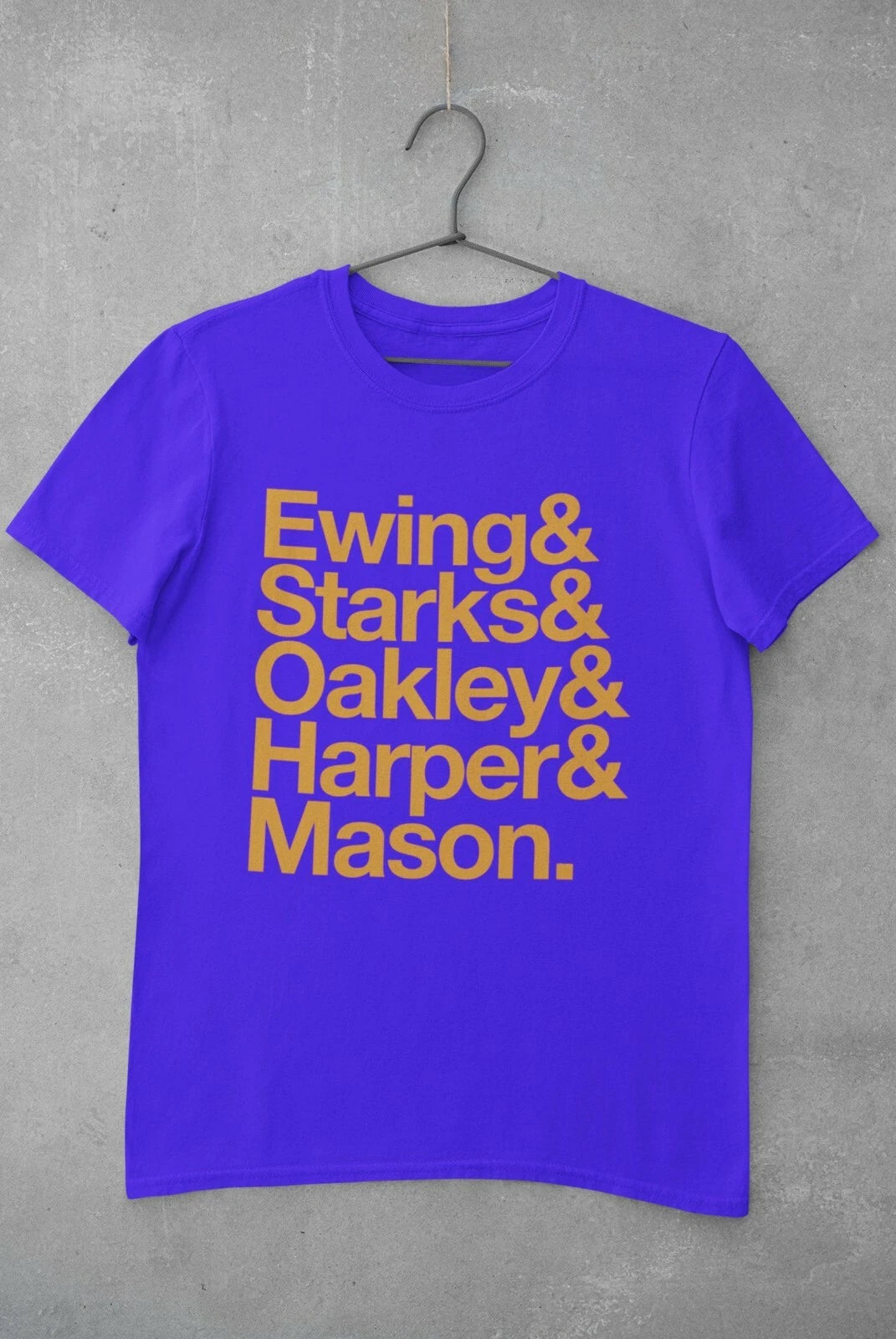 Ewing, Starks Anthony, Mason, Charles Oakley, Harper, 1990s Knicks & Shirt