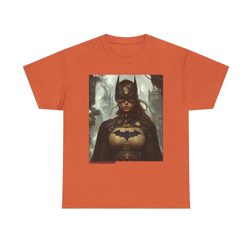 Hot Fantasy Art Steampunk Batgirl Heavy Tee T-shirt Dark Gothic Apparel Custom
