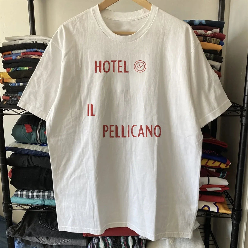 Hotel Il Pellicano - Aged T-Shirt White L