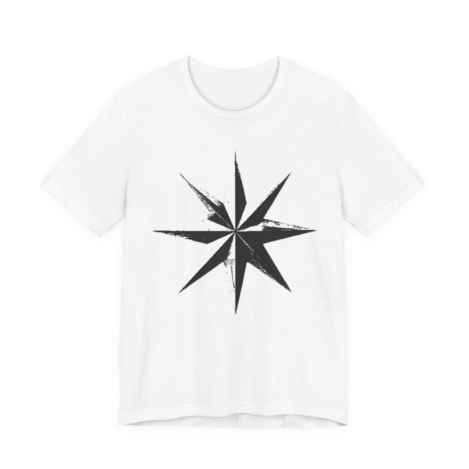 Distressed Nautical Star Tee | Compass Rose T-Shirt Y2K Fashion Trending T-shirt