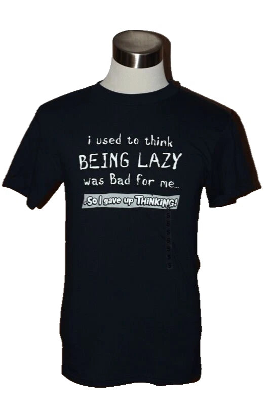 MENS' LAZY T-SHIRT-SIZE: SMALL 80
