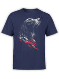 FANTUCCI Liberty Hound T-Shirt | Patriotic Dog Flag Art | Unisex