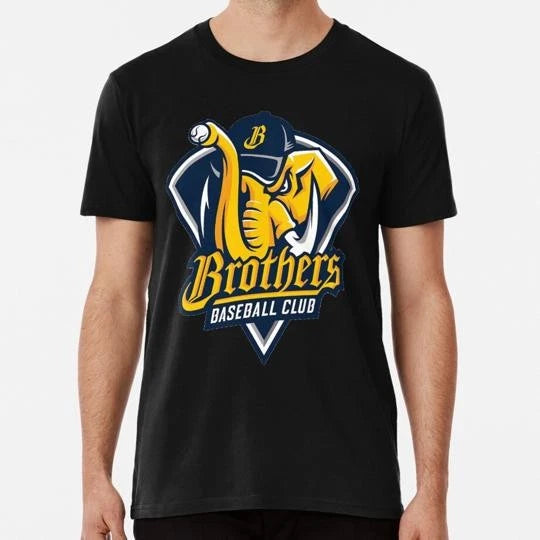 Brothers ctbc Baseball Club -chinese Professional League S-5XL USA Made T-Shirt