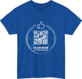 Personalised QR Code Scan Me T-Shirt Custom Interactive Social Media Link Top