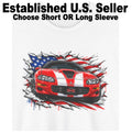 DigiRods Camaro SS 35th Anniversary 2002 Model American Flag Cartoon Car T Shirt