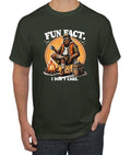 Fun Fact I Don't Care Funny Sasquatch Men's T-Shirt