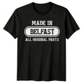 Made In Belfast All Original Parts Mens T-Shirt Ireland Landmark