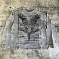 Y2K Thermal Skulls & Wings Route 66 Size XL