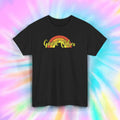 Good Vibes T-Shirt Retro Rainbow Positive Energy Boho Tee S-5XL