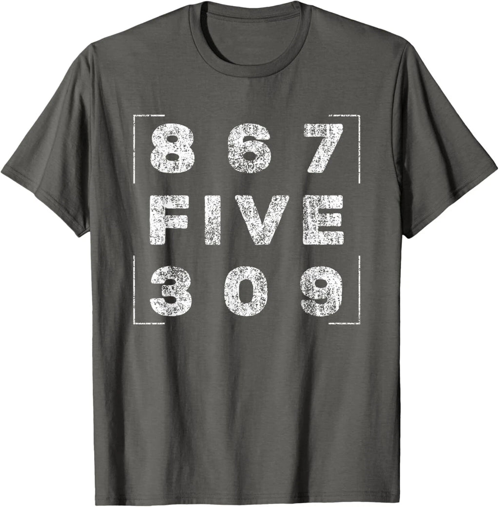 Retro Vintage Eighties Tee 8675309 Nostalgic and Funny 80's T-Shirt