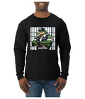 Alligator Alcatraz Everglades Florida Prison Officer Mens Long Sleeve Shirt